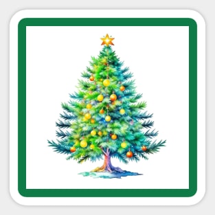 Christmas Tree Sticker